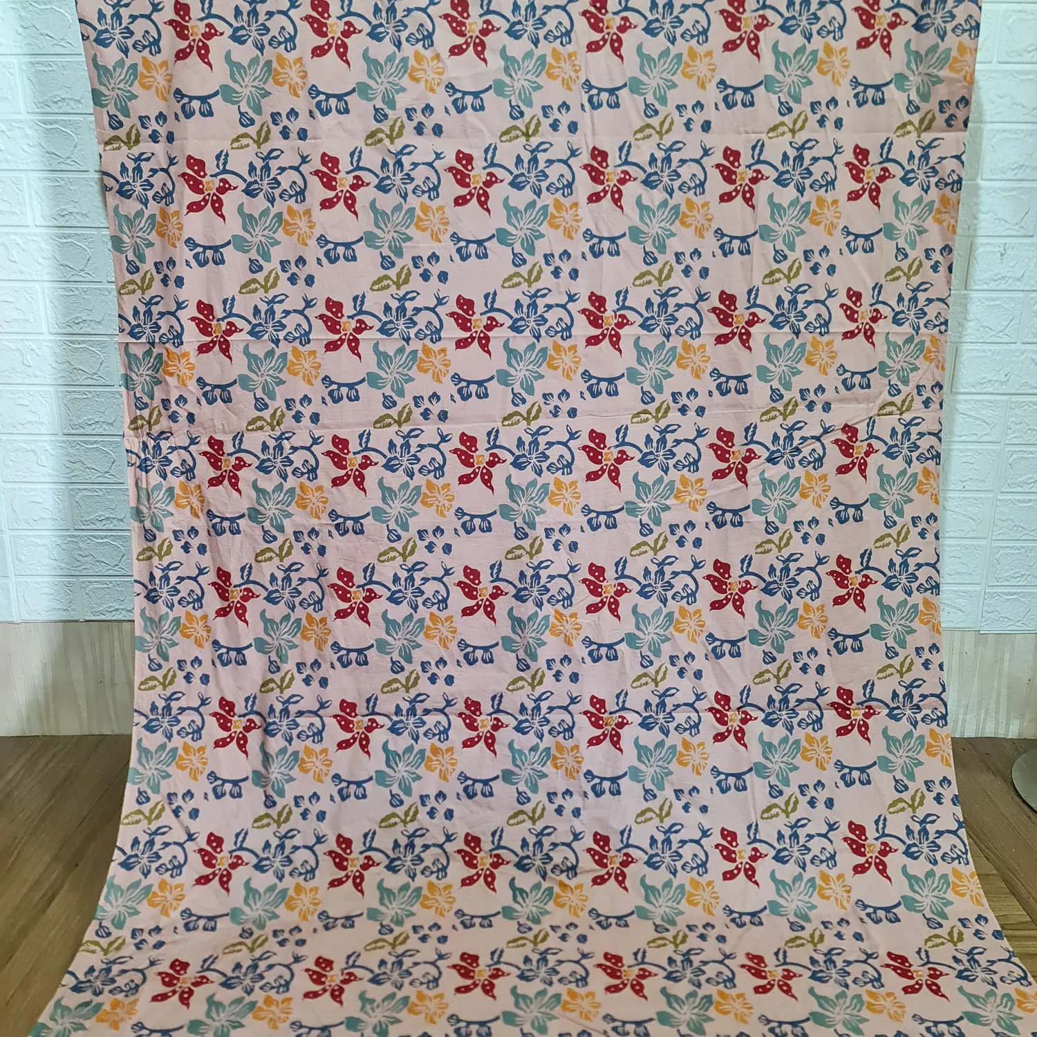 Kain Batik Colet Buketan Sebar Peach