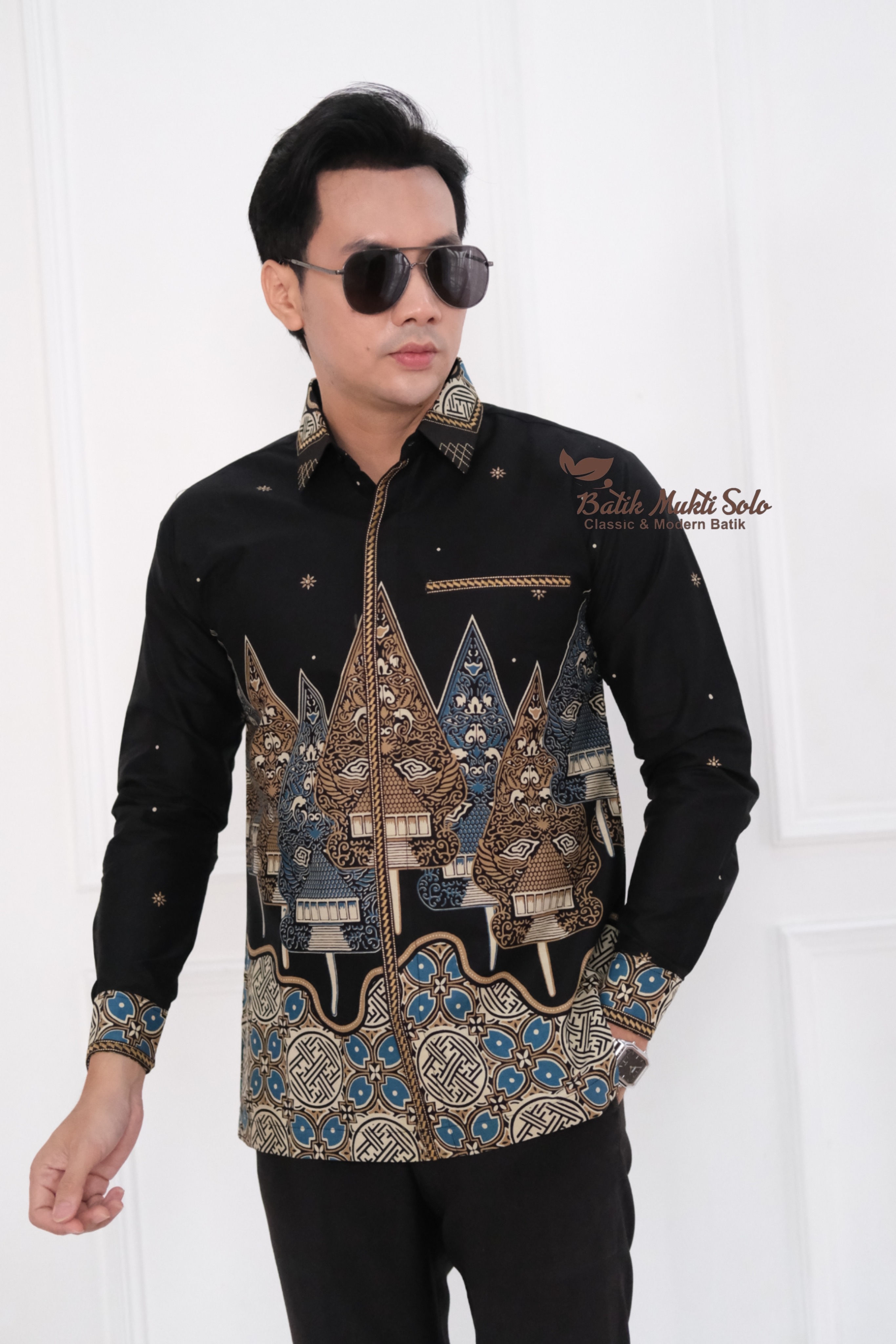 Kemeja Batik Pria Lengan Panjang Exclusive XP002