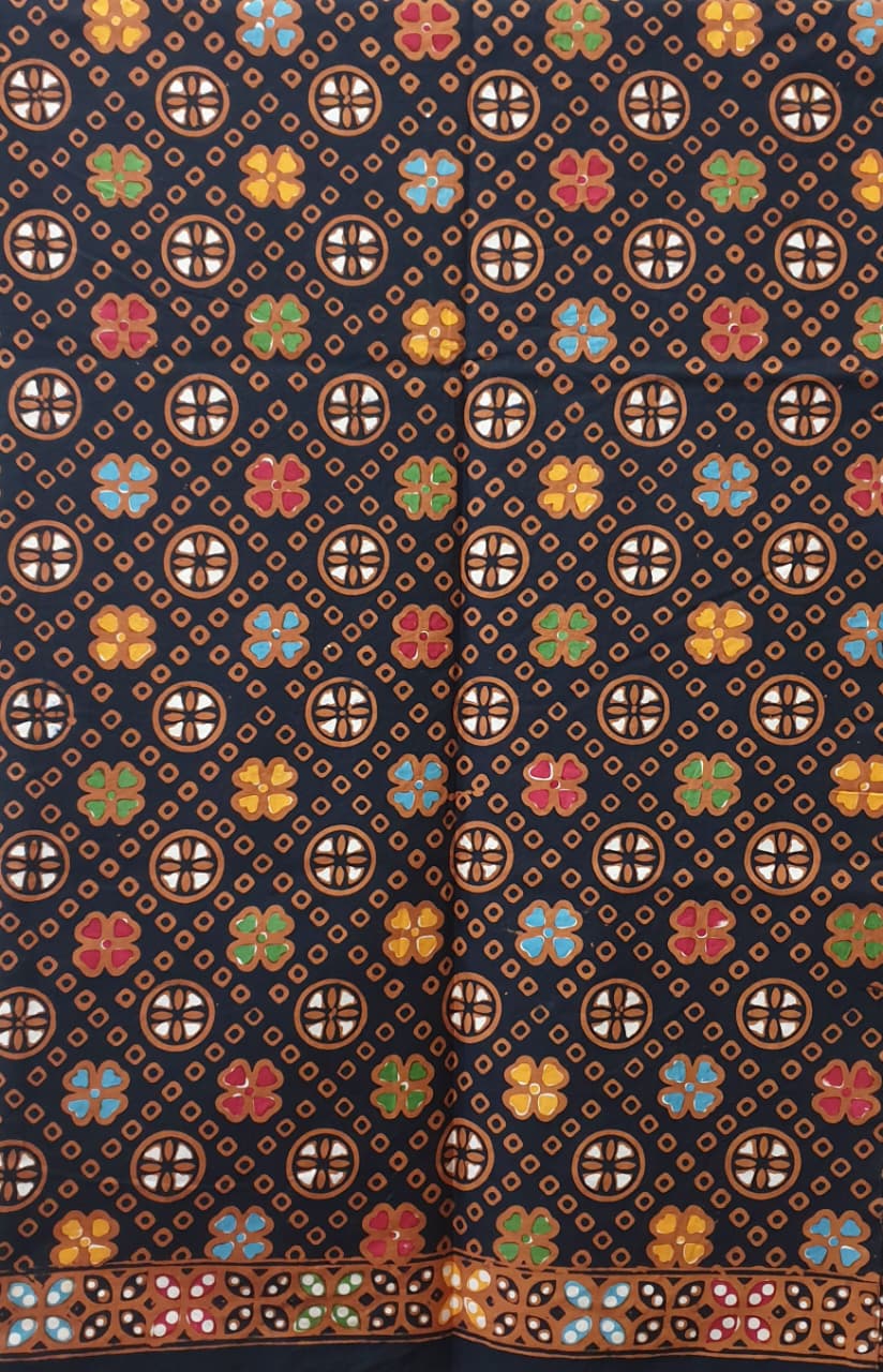Kain Batik Kombinasi Tulis sogan  Premium S03844