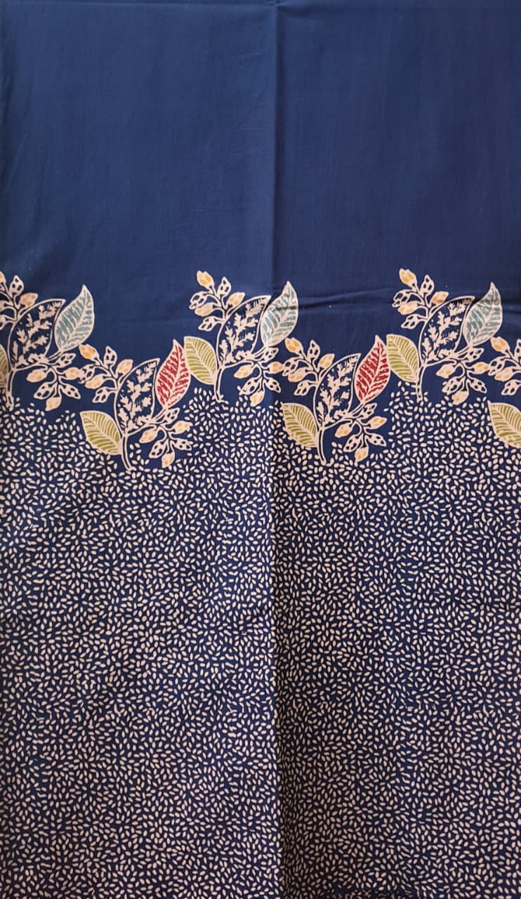 Kain Batik Cap Indigo  Premium S04177